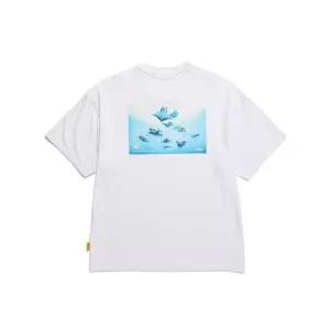 매장정품 NATIONALGEOGRAPHIC 내셔널지오그래픽 N242UTS630 유니 드라이실 그래픽 티셔츠 WHITE N242UTS630