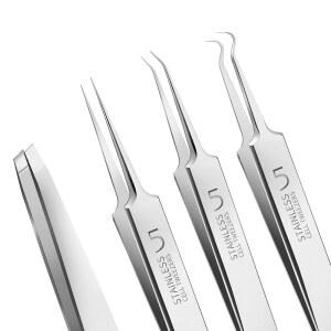 티니터 4종 블랙헤드 블랙헤드 프로페셔널 핌플 키트 앤스 핌플 핀셋 포퍼 도구 화이트헤드