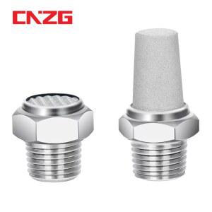 304 스테인레스 스틸 공압 배기 머플러 밸브 압축기 솔레노이드 감소기 소음 소음기 공기