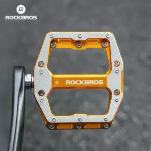 스포츠 자전거부품 ROCKBROS 자전거 페달 알루미늄 합금 밀폐형 베어링 경량 MTB 로드 플랫폼 미끄럼 방지