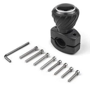 디럭스 스티어링 휠 파워 핸들 스피너 노브 - 자동차, 트럭, 트랙터, 잔디 깎는 기계, 지게차 등을 위한 범용 장착