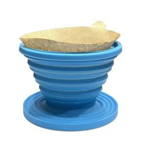 조양이 접이식 종이 가정 필터가 필터 5PC 커피 있는 재사용 메이커 고무 메이커 가능한