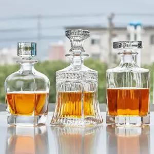 위스키디캔터 양주 핸드메이드 글라스 크리스탈 디스펜서 공병