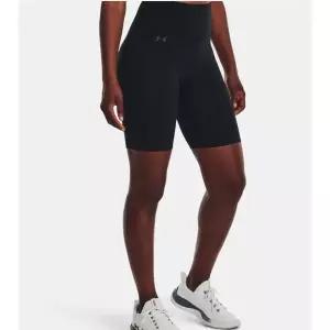 매장정품 UNDERARMOUR 언더아머 1377088 001 블랙 UA 모션 여성 바이크 쇼츠 여자 운동복 자전거 헬스 기능