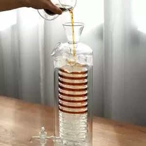 유리냉각 커피포트 캠핑용 쿨링 아이스 수도꼭지