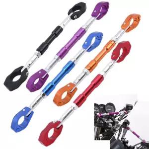 오토바이 밸런스 바 범용 22mm CNC 알루미늄 크로스바 강화 핸들 확장 레버 액세서리