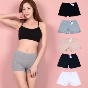 (보신각)신축성 좋은 2부 면스판 무지 속바지 속바지 면속바지 학생속바지