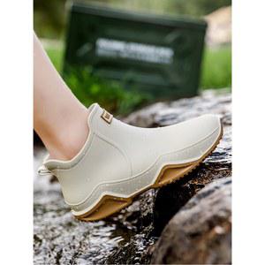 패션 커플의 야외 장화 새로운 남성 높은 상위 하이킹 낚시 물 신발 Anti 요 작업 발목 부츠 방수 신발