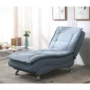 1인용 가죽 리클라이너 고양이 오렌지 빈티지 거실 마사지