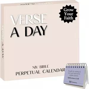 구절 하루 영원한 달력 매년 즐겨보세요 NIV 성경에서 365개의 기독교 남성과 여성을 위한 매일의
