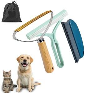 QBILY 반려동물 고양이 3팩 2세대 나무 스크레이 제거기 가구 매트 소파 카펫 자동차