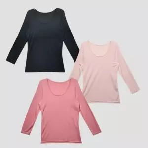 (동화)여성 모달 소프트 8부 상의 내의 8부상의 모달내의 모달상의 내의상의