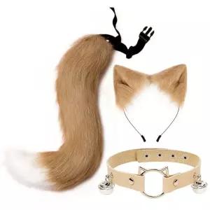 고양이 꼬리 여위 행사용 행사복 구미호 동물 각티슈 여우