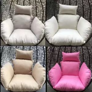 그네의자 방석 쿠션 그네 흔들 시트 세탁 두꺼운 베게 레드