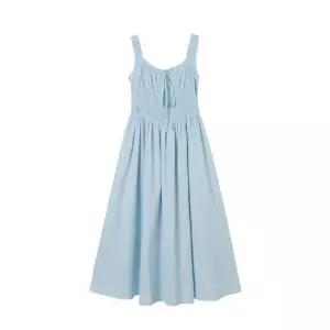 [갤러리아] LAP 스모킹 리본 끈 원피스 AS2WO580