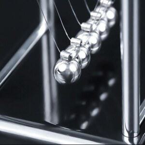 무한동력 진자운동 뉴턴의 요람 스틸 진자 데코레이션 물리 탁상 교육용품