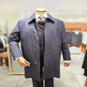 [갤러리아] 24 S/S 본 네이비 집업 변형 발마칸 코트 BN4SHA500NY