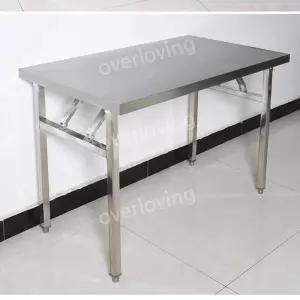 접이식 스텐 테이블 편의점 폴딩 간이 포차 스테인리스 식당