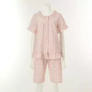 [갤러리아] [*여]비너스 가볍고 시원한 지지미나뭇잎나염파자마[VPAS205W//PK]