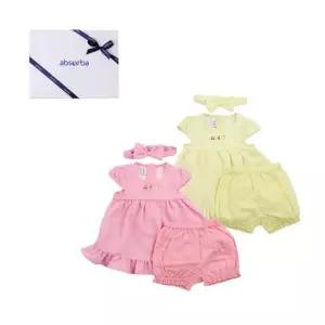 [갤러리아] 셔벗원피스(헤어밴드,속바지)(A13-25190) 출산 백일 돌 축하아기옷