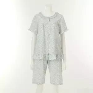 [갤러리아] [*여]비너스시원하고 가벼운쿨지지미나뭇잎나염파자마세트[VPAS205W//BU]