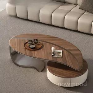 럭셔리 거실 테이블 티테이블 강화유리 좌식 거실테이블