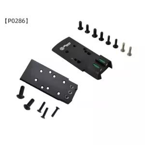 M18 M17 마운트 도트 플레이트 P320 레드 블랙 RMR 베이스