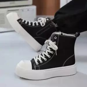 남친 통굽 빅사이즈 슈즈 플랫폼 캔버스화 키높이 캐주얼화 CH5