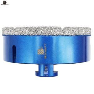 BRSCHNIT 다이아몬드 드릴 타일 직경 100 세라믹 구멍 비트 코어 조각 150mm 화강암 도자기