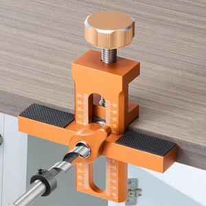 Cabinet Door Mounting Jig Tool Set tallation Positioner Adjustable AluMini 호환um Alloy Woodworking