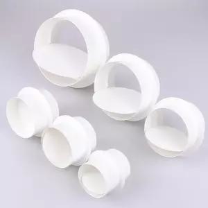 PVC 파이프 배기 체크 밸브 드래프트 블로커 덕트 커넥터 댐퍼 환기 욕실 선풍기