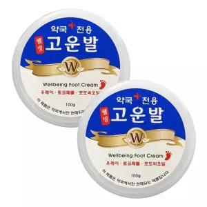 VT 웰빙헬스 고운발크림100g x 2개 풋케어 건조 발각질