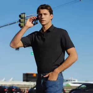 (백화점상품)ANDAR 에어리핏 맨즈 오픈 카라 숏슬리브115753