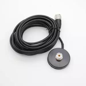 자동차 트럭 햄 아마추어 모바일 트랜시버 용 자기베이스가있는 안테나 듀얼 밴드 VHF UHF 라디오 PL259