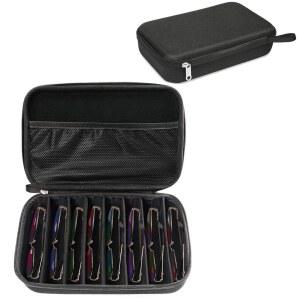 BUKERE 여행용 정리함 보관 안경 케이스 슬롯 하드 선글라스 휴대용 여러 가능한 조절