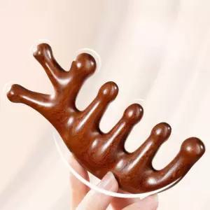 괄사마사지기 두피 바디 두피마사지기 원목