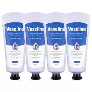 (4개) 바세린 딥모이스춰 풋크림 60ml