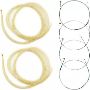 다쿠안 4/4 풀세트 바이올린 현 2개의 활머리 니켈 볼 엔드 모든 크기(1/2 1/4 3/4 4/4)에 대한 전문가