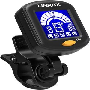 LT-1 기타 튜너 베이스 우쿨렐레 바이올린 비올라 밴조 만돌린용 클립 온 360 LCD 디스플레이가 있는