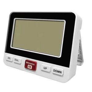 퓨처 콜 FC-0215 점보 통화 발신자 ID - 대형 LCD 디스플레이 - 전화번호 말하기 - 맞춤형 메시지 말하기 - 스팸 통화 차단기