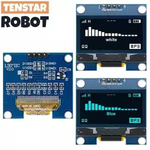 1.3 인치 OLED 디스플레이 모듈 화이트 블루 컬러 드라이브 칩 SH1106 128x64 1.3 인치 LCD LED IIC I2C 통