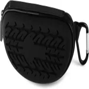 남녀용 LTOHOE 선글라스 케이스 금속 카라비너가 있는 세미 하드 쉘 휴대용 지퍼 보호 안경