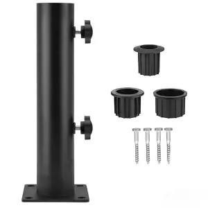 야외용 철제 파라솔 베이스 키트는 견고한 구조로 다양한 스타일의 우산을 안전하고 안정적으로 지지