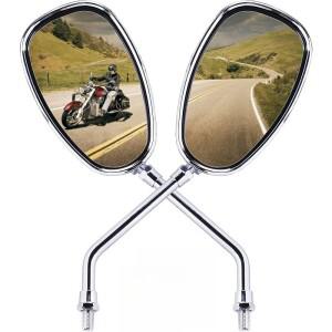 혼다 호환 섀도우 에이스 스피릿 마그나 VT750 용 2 개/짝 바이크 오토바이 백미러 Electrombile 스쿠터 전