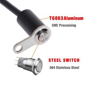 12V 범용 바이크 오토바이 핸들바 리셋 스위치 버튼 엔진 ON-OFF 방수