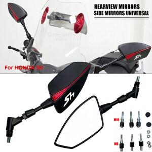바이크 오토바이 조정 가능 사이드 백미러 혼다 호환 SH125 SH300 SH 150i 용 범용