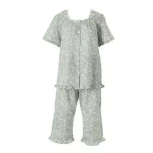 [갤러리아] [여]화사하고 청량감있는 면 레이온 요루 꽃나염 파자마 (WPA7182W)