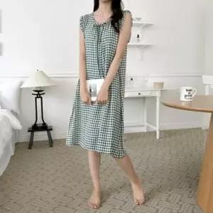 [SBD] 키릴 SD 체크 셔링나시 레이온 230702 원피스