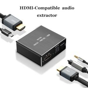 4K 2K 비디오 추출기 HDMI 호환 3.5MM 오디오 변환기 SPDIF 광학 TOSLINK 스테레오 출력 분배기 어댑터