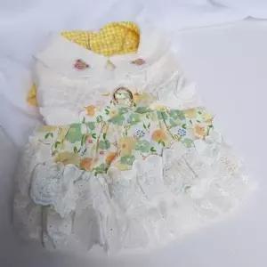 [반려] 애견 드레스 플라워 원피스 반려동물 고양이 여름옷 치마 강아지